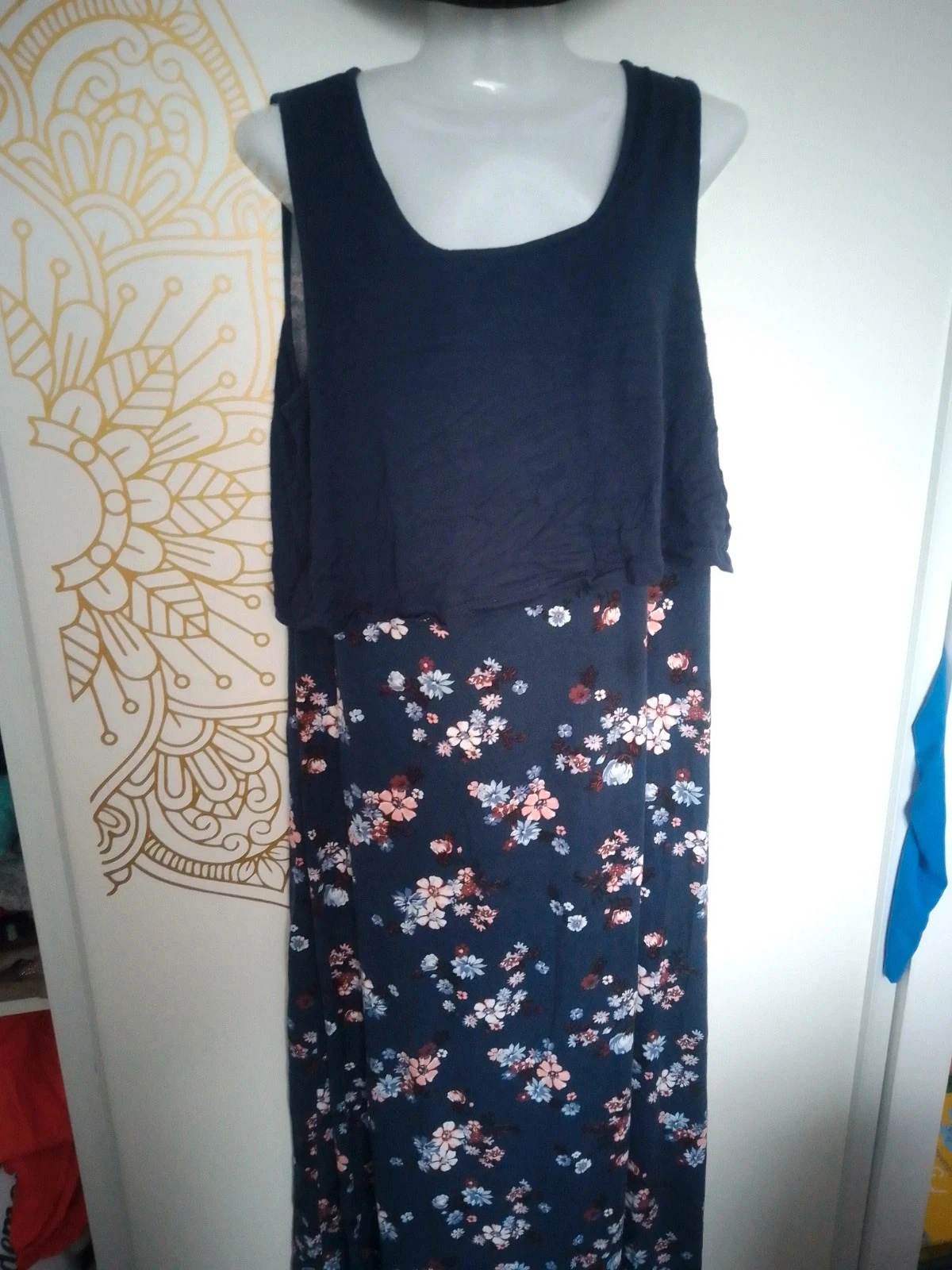 Robe longue fleur taille 42/44